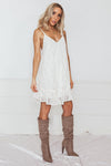 Marbella Lace Sun Dress - Natural