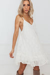 MARBELLA LACE SUN DRESS - Natural