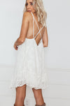 MARBELLA LACE SUN DRESS - Natural