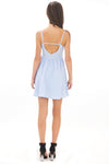 CLAIRE CHAMBRAY CUTOUT DRESS - Haute & Rebellious