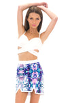 SURI TROPICAL MIRRORED SKIRT - Haute & Rebellious