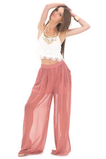 STELLA LACE DETAIL CROP TOP - WHITE - Haute & Rebellious