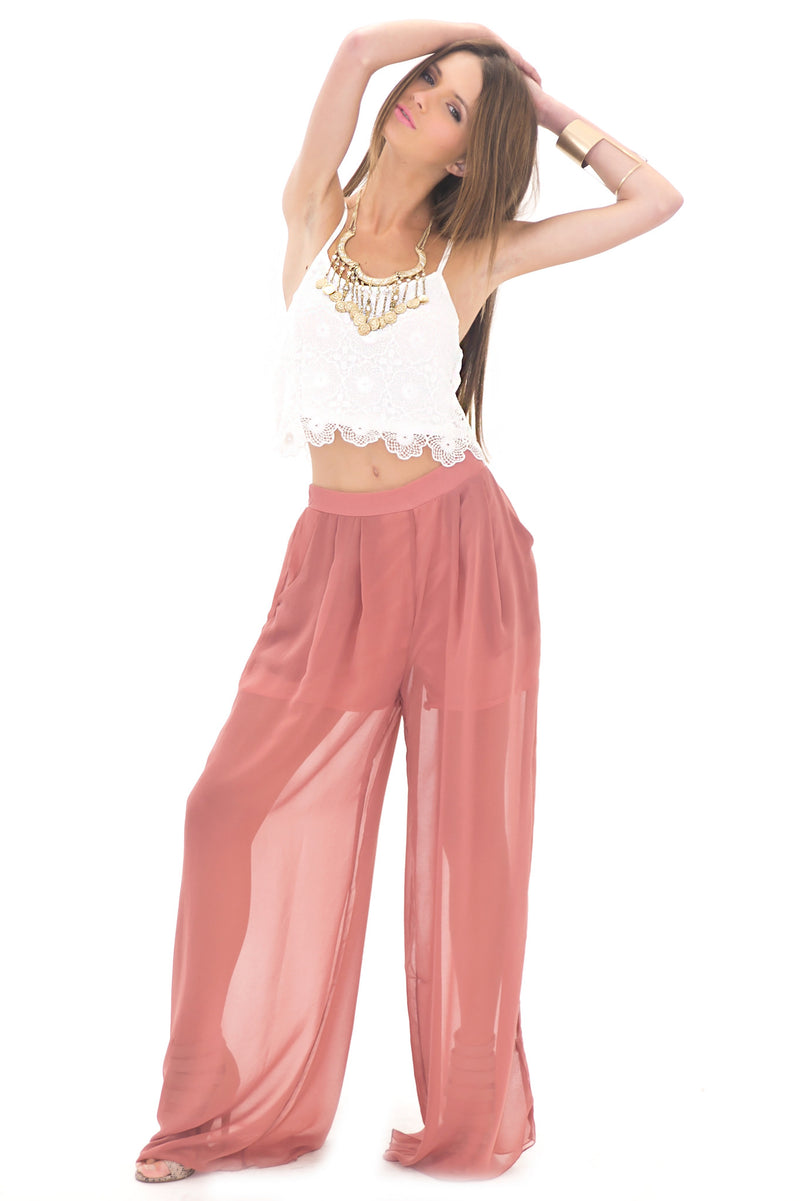 STELLA LACE DETAIL CROP TOP - WHITE - Haute & Rebellious