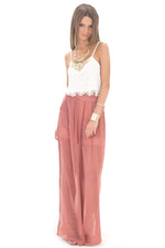 STELLA LACE DETAIL CROP TOP - WHITE - Haute & Rebellious