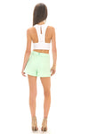 HALLIE ASYMMETRICAL SKORT - MINT - Haute & Rebellious