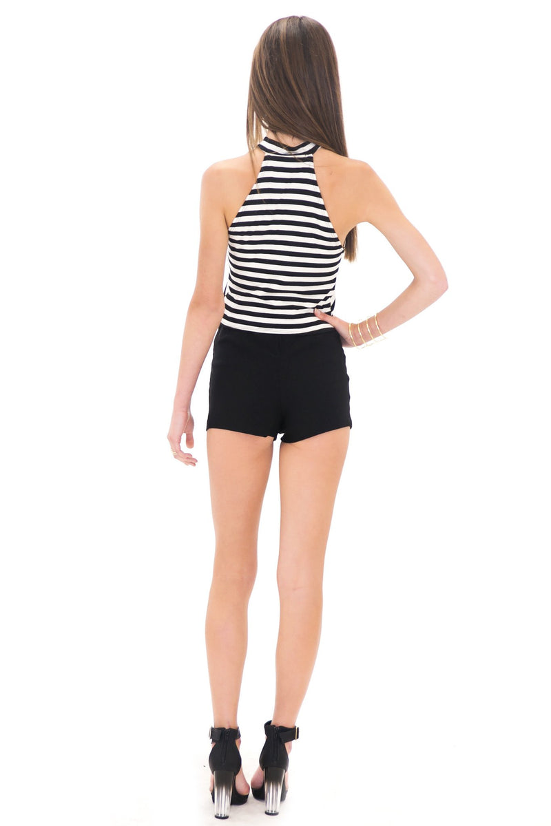 MARNI ANGULAR STRIPED CROP TOP - Haute & Rebellious