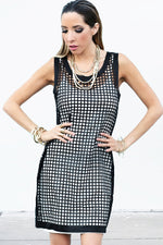 ELLIOT LASER CUT LACE DRESS - Haute & Rebellious