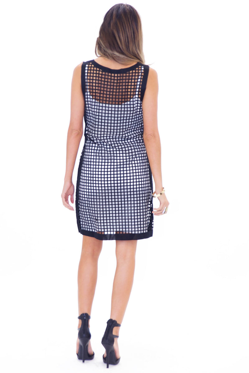 ELLIOT LASER CUT LACE DRESS - Haute & Rebellious