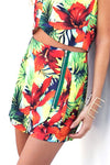 MALANA TROPICAL PRINT SKORT - Haute & Rebellious