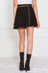 Flare Mini Skirt - Black
