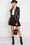Flare Mini Skirt - Black