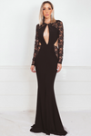 Gorgeous Full Length Dress with Lace Detail