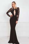 Gorgeous Full Length Dress with Lace Detail