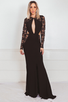 Gorgeous Full Length Dress with Lace Detail