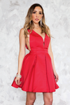 A-Line Dress - Red