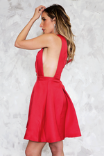 A-Line Dress - Red