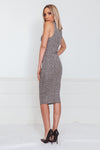 Ribbed Stretch Midi Dress