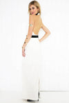 Halter Maxi Dress - White