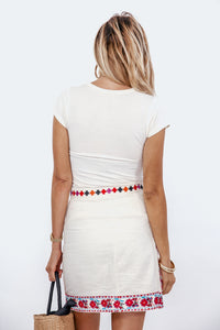 Tribal Embroided Skirt
