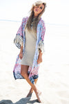 Aria Floral Fringe Kimono - Haute & Rebellious