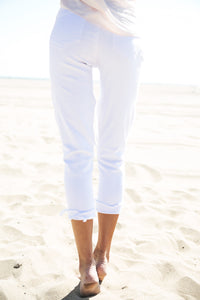 Nova Distressed Pants - White - Haute & Rebellious