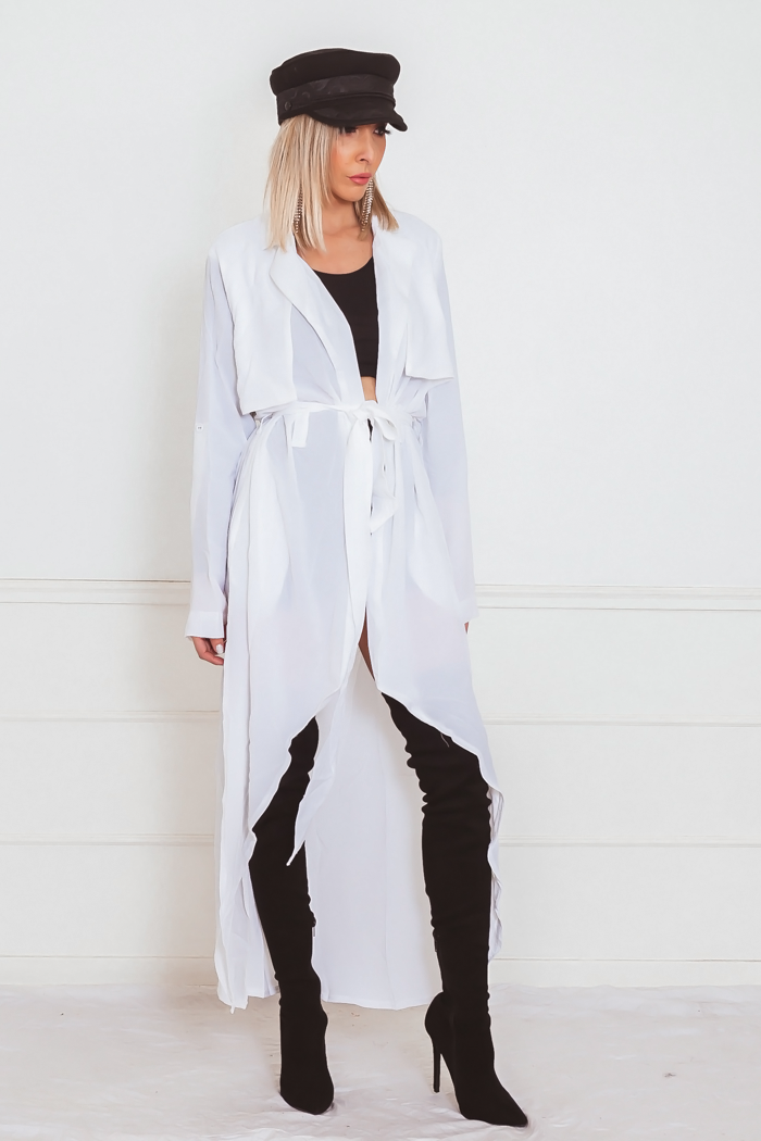 Light-Weight Coat - White