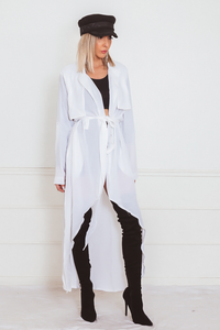 Light-Weight Coat - White