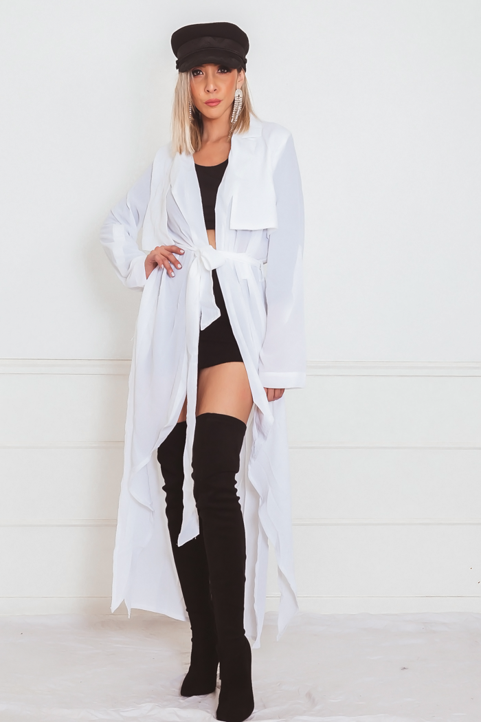 Light-Weight Coat - White