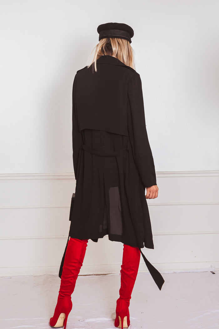 Lightweight Coat - Black