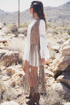 Ashlen Suede Fringe Vest - Haute & Rebellious