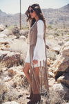 Ashlen Suede Fringe Vest - Haute & Rebellious