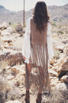 Ashlen Suede Fringe Vest - Haute & Rebellious