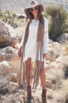 Ashlen Suede Fringe Vest - Haute & Rebellious