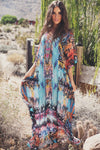 Niah Embellished Kaftan - Blue - Haute & Rebellious