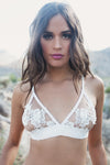 Lexie Lace Bralette - White - Haute & Rebellious