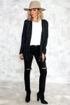 Suede Fringe Jacket - Haute & Rebellious
