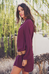 Lilah Flowy Lace-Up Tunic /// Only 1-S Left /// - Haute & Rebellious