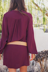 Lilah Flowy Lace-Up Tunic /// Only 1-S Left /// - Haute & Rebellious