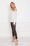 Jersey Dolman Sleeve Tee - White