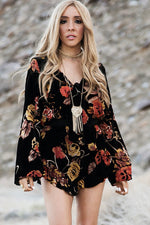 Burn Out My Heart Floral Print Romper /// Only 1-L Left /// - Haute & Rebellious