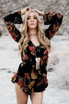 Burn Out My Heart Floral Print Romper /// Only 1-L Left /// - Haute & Rebellious