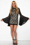 Azaria Lace Bell Sleeve Dress /// ONLY 1-S LEFT/// - Haute & Rebellious