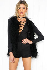 Standing Tall Faux Fur Vest /// Only 1-S Left ///