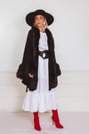 Faux Fur Cape