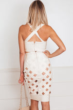 Cross Strap Bandage Skirt
