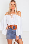 Oversize Bell-Sleeve Blouse