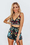 Festive Embroidery Crop Top