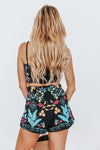 Festive Embroidery Crop Top
