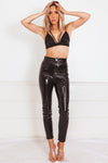 Satin Bralette - Black