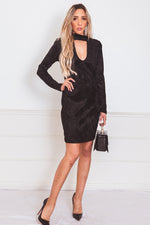 Crushed Velvet Dress